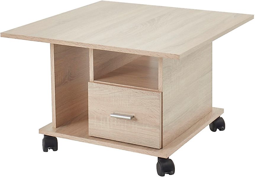 Stolkom Couchtisch "Activio" rollbar, Tisch mit Schubkasten günstig online kaufen