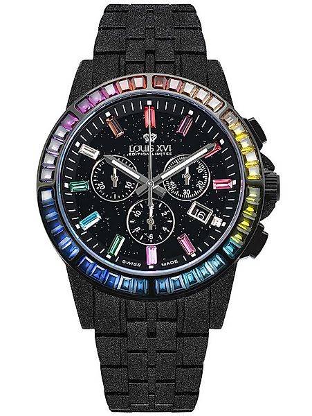 LOUIS XVI Quarzuhr Louis XVI LXVI1129 Herrenuhr Majeste Frosted Iced Out Ch günstig online kaufen