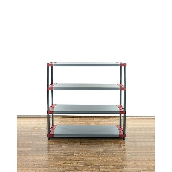 PROREGAL Kunststoffregal Big Grey Bear Low HxBxT 138 x 150 x 46 cm Fachlast günstig online kaufen