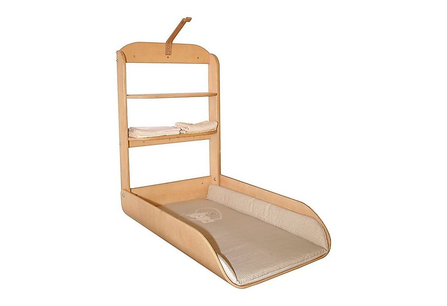 roba® Wickelregal Wandwickelregal, klappbarer Wickeltisch, Holz gebogen, in günstig online kaufen