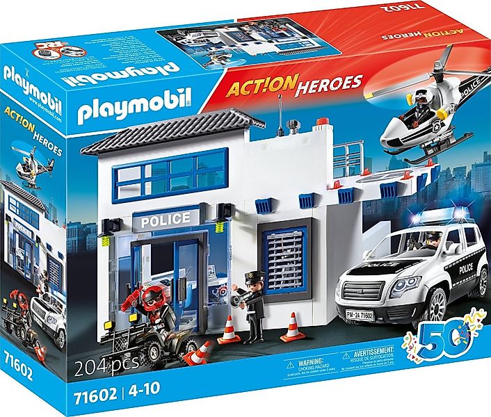 Playmobil® Playmobil Polizeistation 71602 Konstruktions-Spielset günstig online kaufen