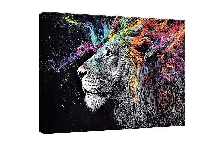 Wallarena Leinwandbild Abstrakt Gold Wandbild XXL Leinwandbilder Modern Wan günstig online kaufen