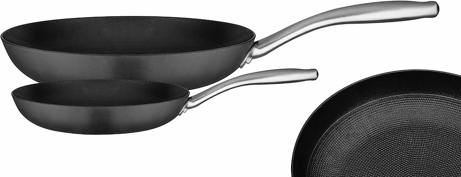 GSW Pfannen-Set "Robusta" Gusseisen Set, 1x Bratpfanne Ø 20 cm, 1x Bratpfan günstig online kaufen