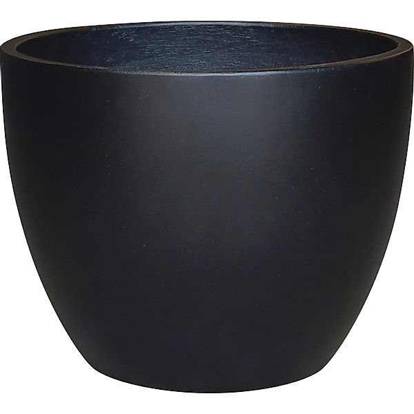 Übertopf Leichtzement Matt Anthrazit 45 cm x 45 cm x 36 cm günstig online kaufen