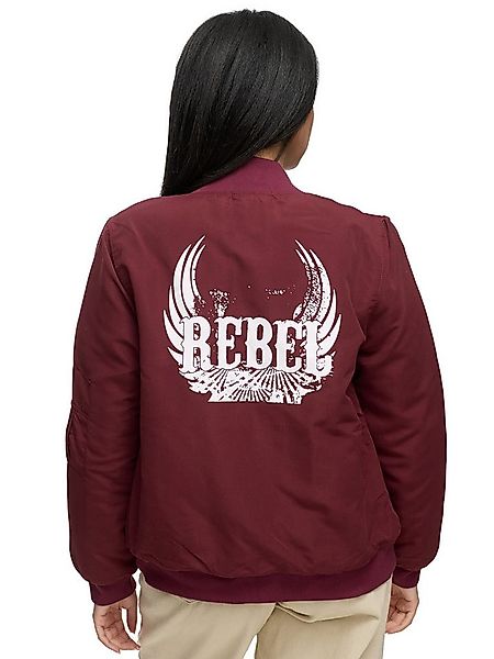 Worldclassca Bomberjacke Worldclassca Bomber Jacke mit REBEL Print Übergang günstig online kaufen