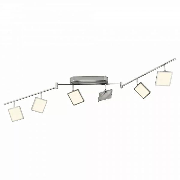 BRILLIANT URANUS LED Deckenstrahler 150 cm Metall / Kunststoff Eisen / weiß günstig online kaufen