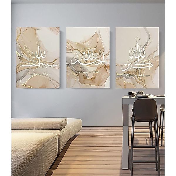 LYBOHO Leinwandbild Islamische Kalligraphie Leinwand Malerei günstig online kaufen