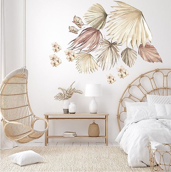 Olli&Elli.design Wandtattoo Boho Blätter für Kinderzimmer, günstig online kaufen