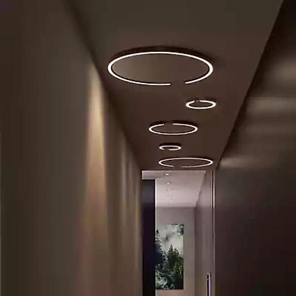 Occhio Mito Soffitto 60 Flat Wide Wand- und Deckeneinbauleuchte LED, Kopf b günstig online kaufen