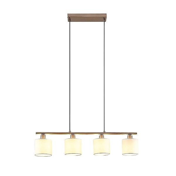 Lindby Pendelleuchte Stannis 8032291 Modern in Weiß aus Metall 4-flammig E1 günstig online kaufen
