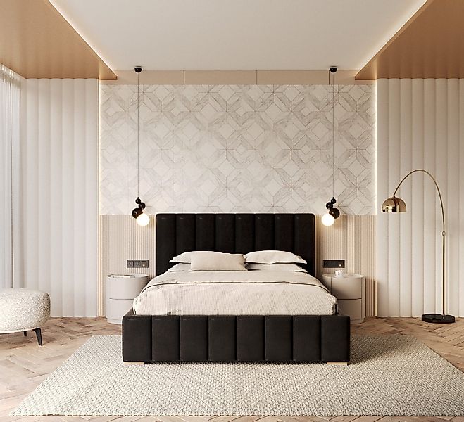 thematys Polsterbett Bett Stauraumbett Velours 90x200, 120x200, 140x200, 16 günstig online kaufen