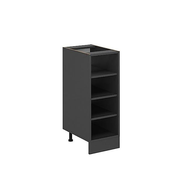 Vicco Küchenregal R-Line Offener Küchenschrank Anthrazit 30 cm ohne Arbeits günstig online kaufen