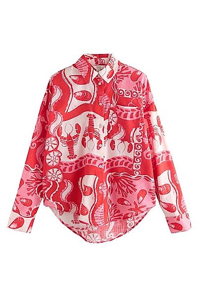 Next Langarmhemd Langärmeliges Hemd mit Leinen (1-tlg) günstig online kaufen