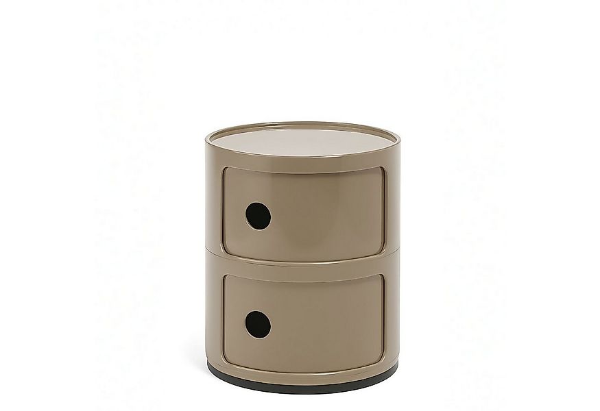 Kartell Container Componibili mit zwei Fächern Taupe günstig online kaufen