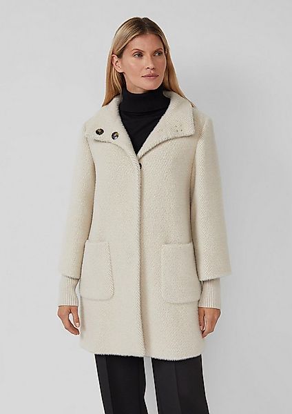 s.Oliver Funktionsmantel Outdoor-Mantel Flauschiger Mantel mit Stehkragen u günstig online kaufen