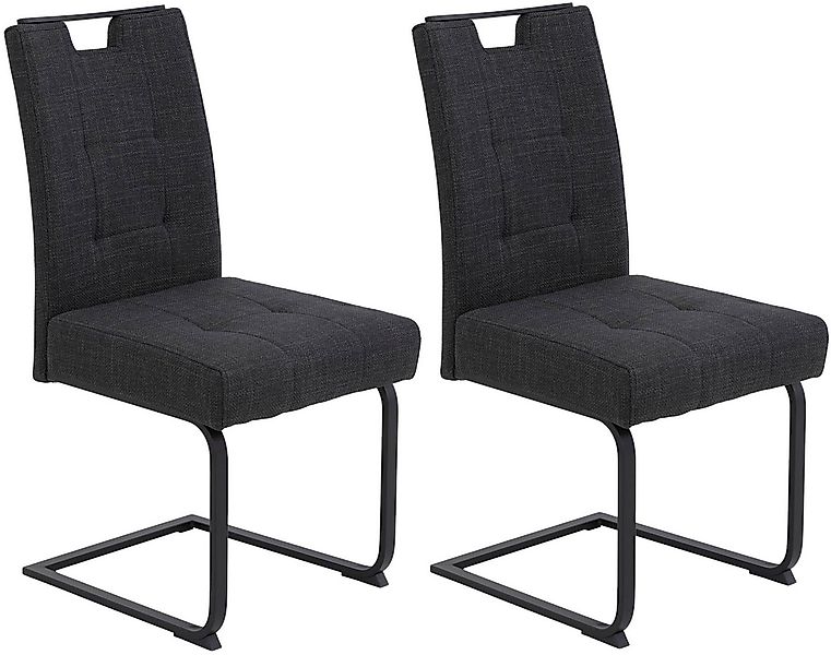 HELA Freischwinger WIEN, Esszimmerstuhl, Komfortstuhl (Set, 2 St), Flachroh günstig online kaufen