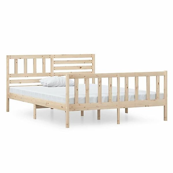 Vidaxl Massivholzbett 120x190 Cm 4ft Small Double günstig online kaufen