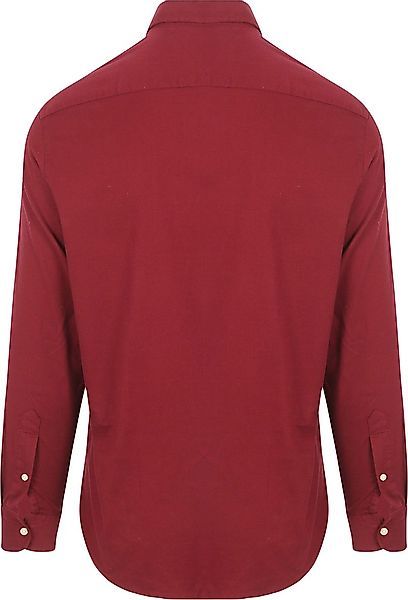 Tommy Hilfiger Hemd Brushed Bordeaux - Größe M günstig online kaufen