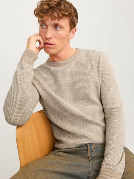 Jack & Jones Rundhalspullover JJEGLOBE KNIT günstig online kaufen