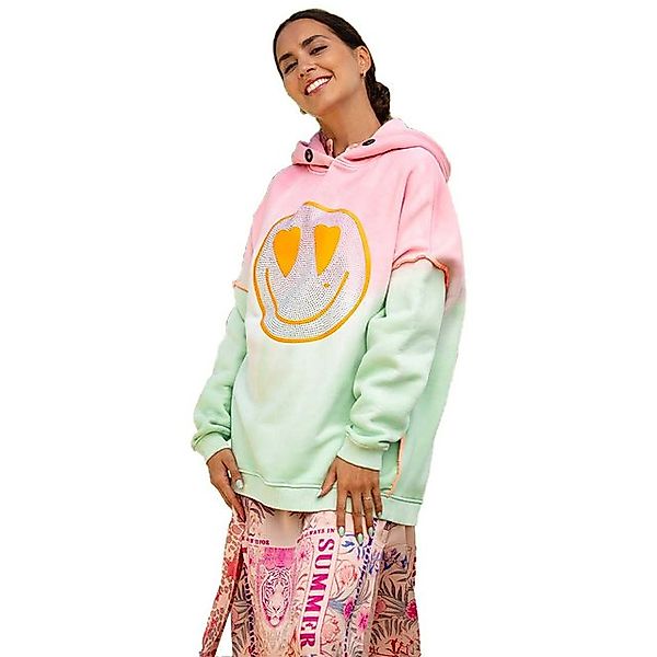 Miss Goodlife Hoodie Miss Goodlife Hoodie MG11682, Love Heartface, batik/ro günstig online kaufen