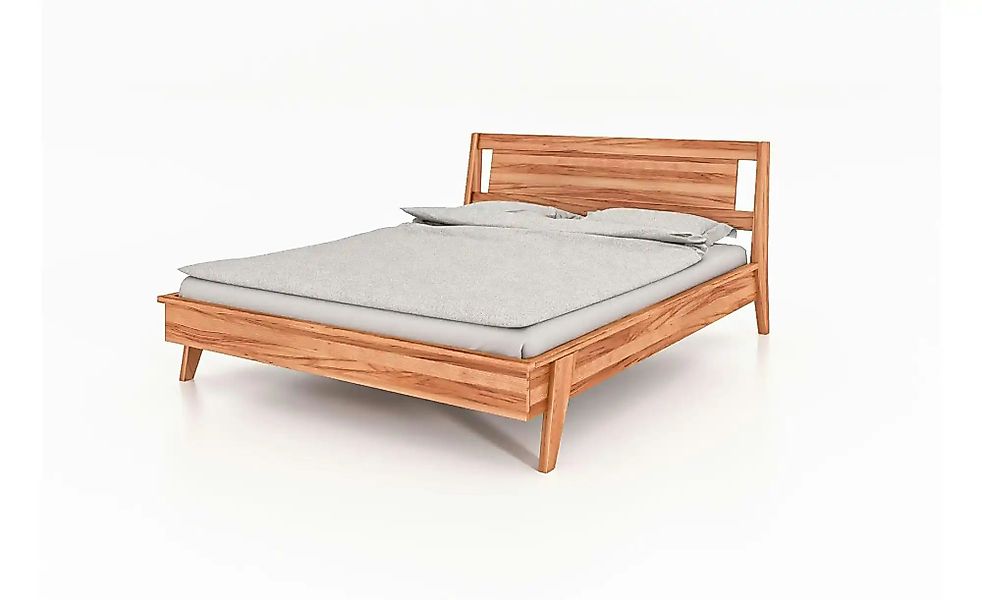 Massivholzbett mit KT   ¦ holzfarben ¦ Maße (cm): B: 169 H: 92 Betten > Bet günstig online kaufen