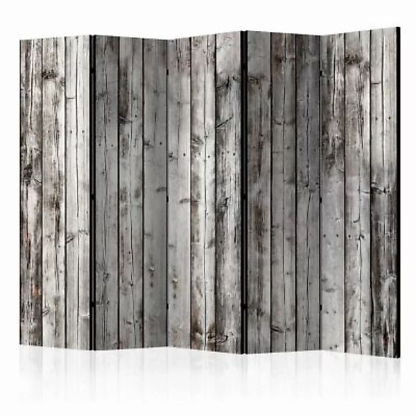 artgeist Paravent Raw Boards II [Room Dividers] schwarz/beige Gr. 225 x 172 günstig online kaufen