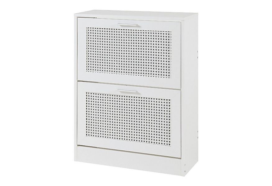 en.casa Schuhkipper, »Vesilahti« mit 2 Klappen für 8 Paar Schuhe 80x60x24 c günstig online kaufen