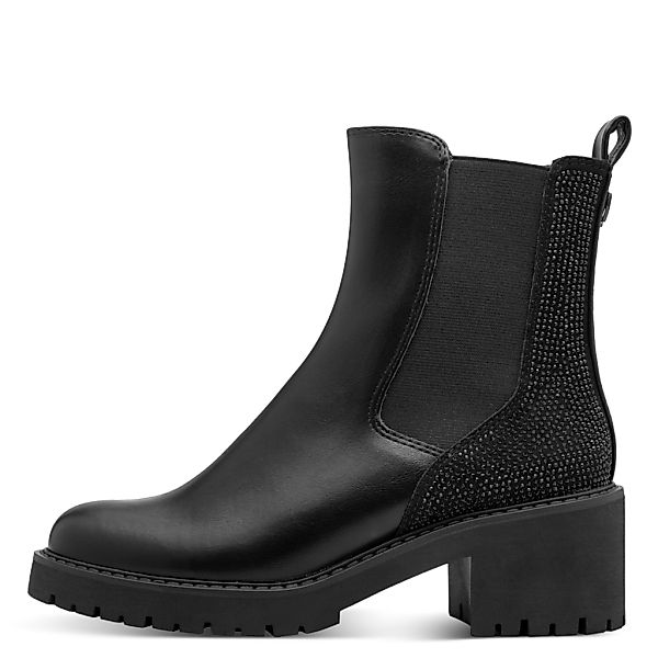 MARCO TOZZI Chelseaboots, Blockabstz, Stiefelette mit funkelenden Strassste günstig online kaufen