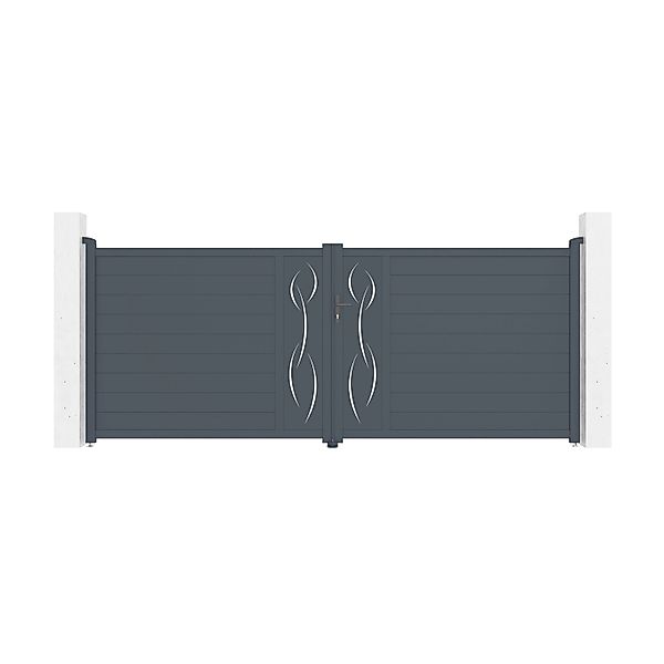 Casanoov Flügeltor Elektrisch 4M Life H 160Cm & Drehtorantrieb Hicker B200 günstig online kaufen