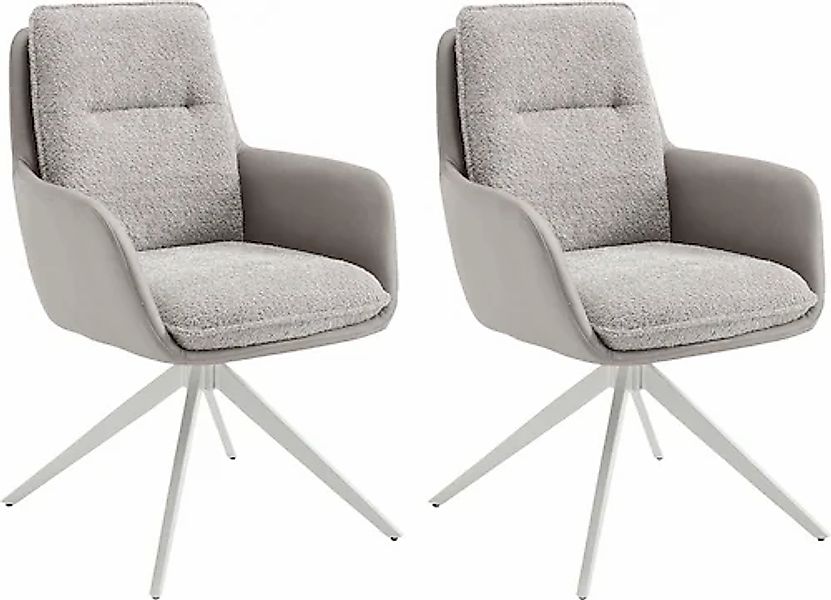 Home affaire Esszimmerstuhl »Barcelona« (Set) 2 Stk. Boucle verschiedene Ge günstig online kaufen