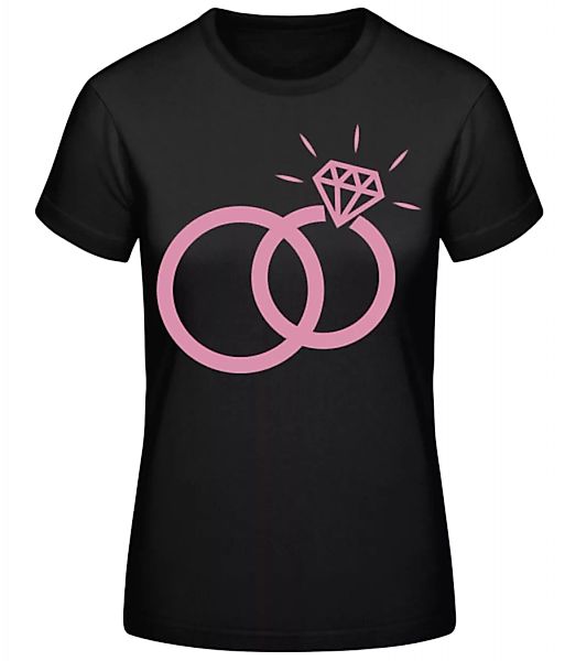 Ehering Mit Diamant · Frauen Basic T-Shirt günstig online kaufen