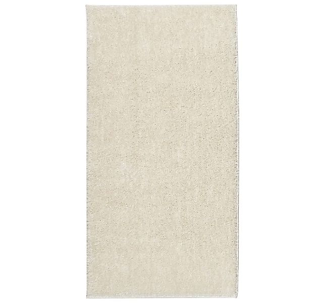 vidaXL Teppich Teppich ISTAN Hochflor Glänzend Creme 80x150 cm, Rechteckig, günstig online kaufen