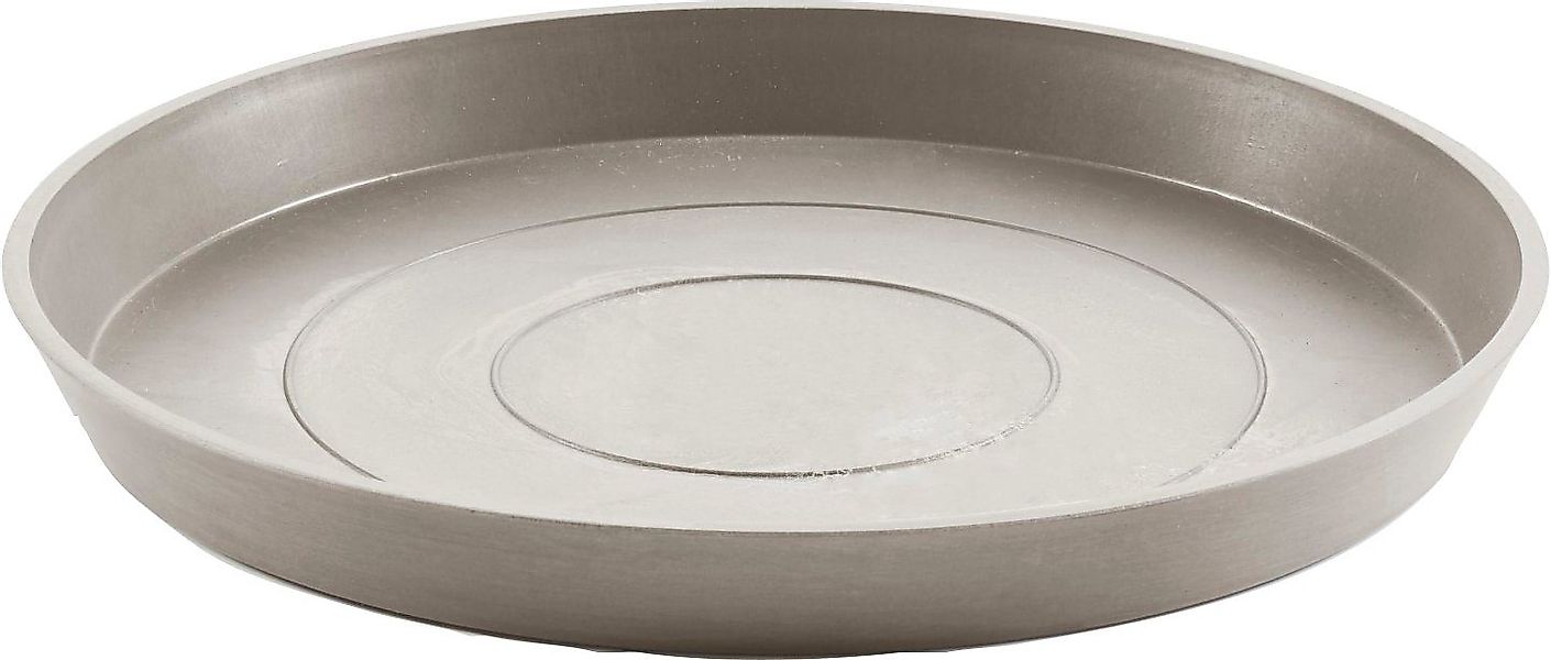 ECOPOTS Blumentopfuntersetzer ROUND SAUCER Taupe, BxTxH: günstig online kaufen