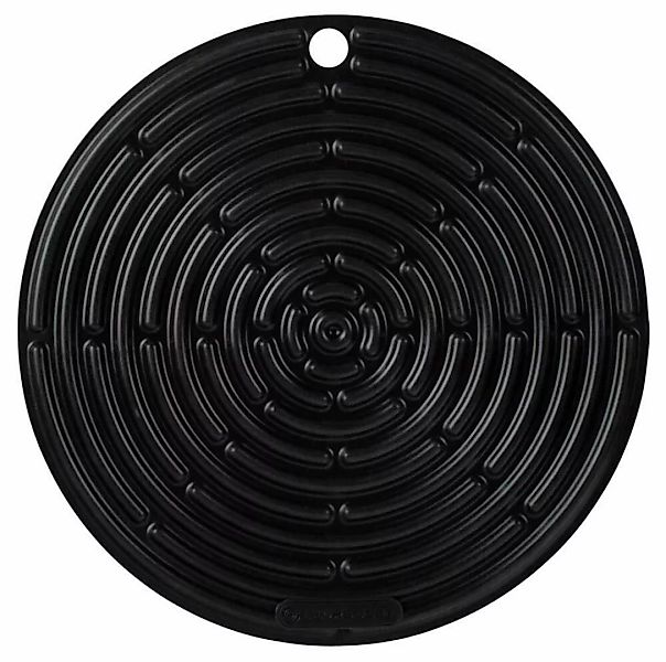 Le Creuset Topflappen Rund Silikon Schwarz günstig online kaufen