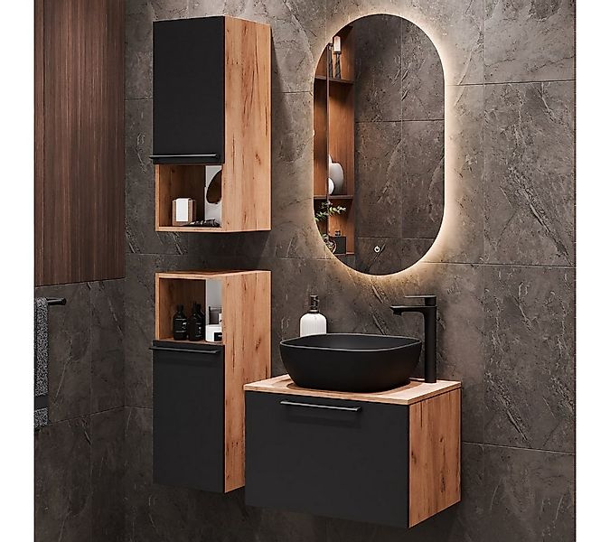 Planetmöbel Badmöbel-Set ASTRA, (Waschbecken, 4-St., Waschbeckenunterschran günstig online kaufen