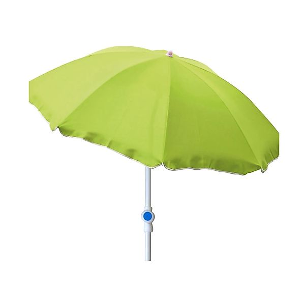 Lex Sonnenschirm Knickbar Ø 2 m Garten Balkon Strand Schirm UV30+ Limegrün günstig online kaufen