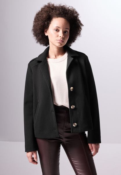 STREET ONE STUDIO Kurzjacke ohne Kapuze mit Reverskragen günstig online kaufen