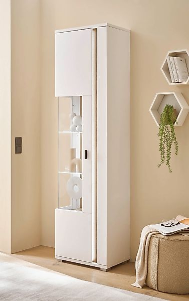 Home affaire Vitrine "LONG ISLAND" 1 Stk. tlg. in moderner Trendfarbe,inklu günstig online kaufen