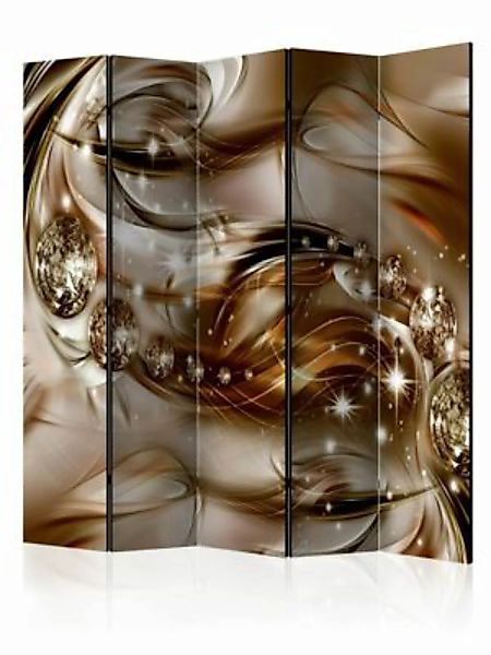 artgeist Paravent Chocolate Tide II [Room Dividers] braun-kombi Gr. 225 x 1 günstig online kaufen