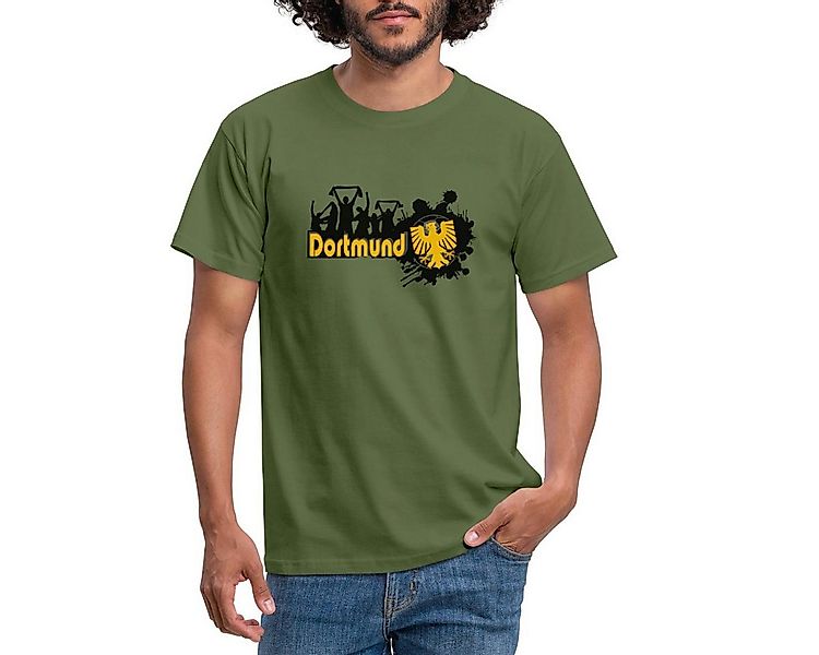 Spreadshirt T-Shirt Dortmund Stadt Fan Sport Fussball Männer T-Shirt (1-tlg günstig online kaufen