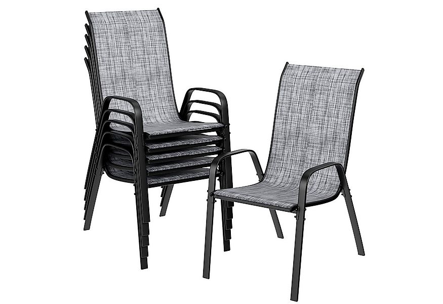 TLGREEN Stapelstuhl Gartenstühle Stapelstuhl,Camping Stapelbar Hochlehner, günstig online kaufen