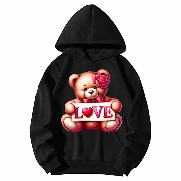 Banco Hoodie Damen Oversized Hoodie Kapuzenpullover Valentinstag Größen XS günstig online kaufen