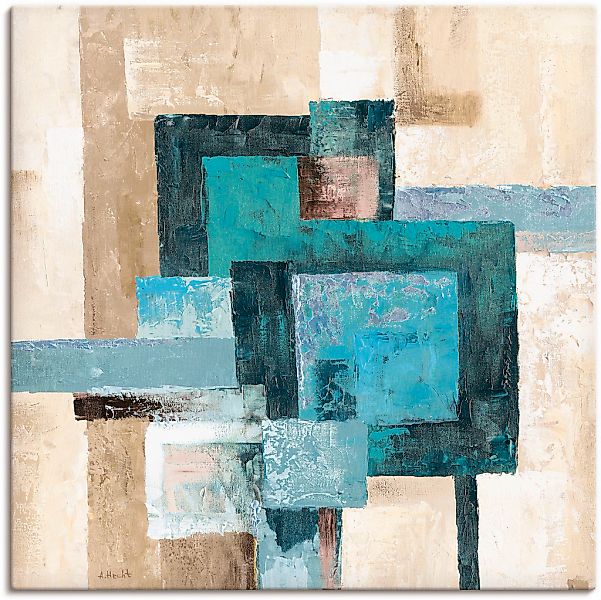 Artland "Abstrakte Karos" Muster 1 Stk. tlg. als Leinwandbild, Poster in ve günstig online kaufen