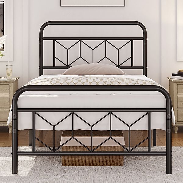 Yaheetech Metallbett, Vintage Bettrahmen mit Hohem günstig online kaufen