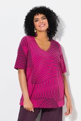 Ulla Popken T-Shirt T-Shirt grafischer Druck günstig online kaufen