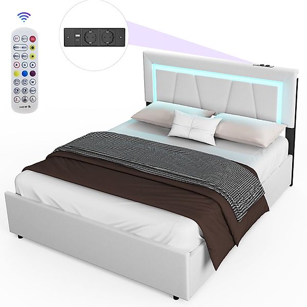 oyajia Polsterbett Doppelbett 140x200 cm mit günstig online kaufen