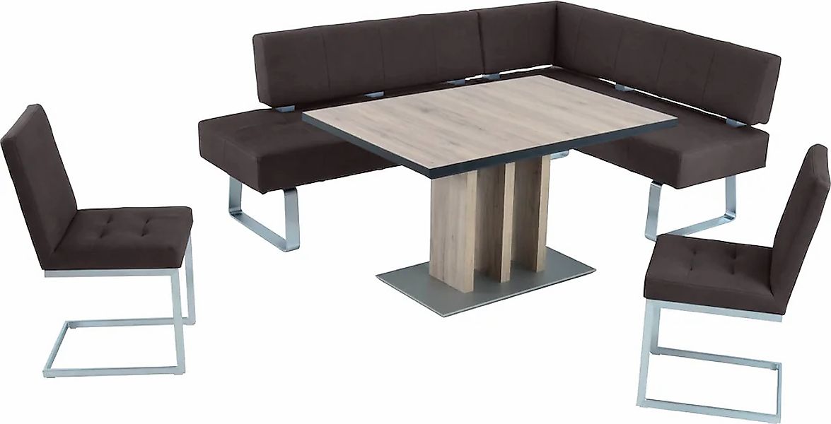 K+W Komfort & Wohnen Eckbankgruppe "Spider II" Set, 4 Stk. tlg. langer Sche günstig online kaufen