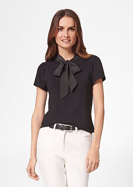 MADELEINE Kurzarmshirt Edel-Shirt mit Schluppe günstig online kaufen