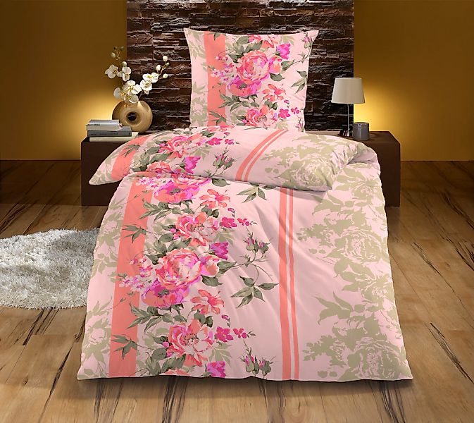 KiNZLER Bettwäsche "Carmen" 2 Stk. aus Baumwoll-Renforcé günstig online kaufen