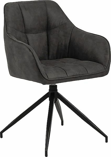 ACTONA GROUP Esszimmerstuhl »Beate« () 1 Stk.mit edlem Samtstoff und modern günstig online kaufen